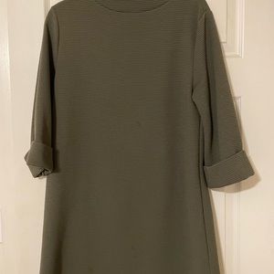 Nordstrom ribbed green dress